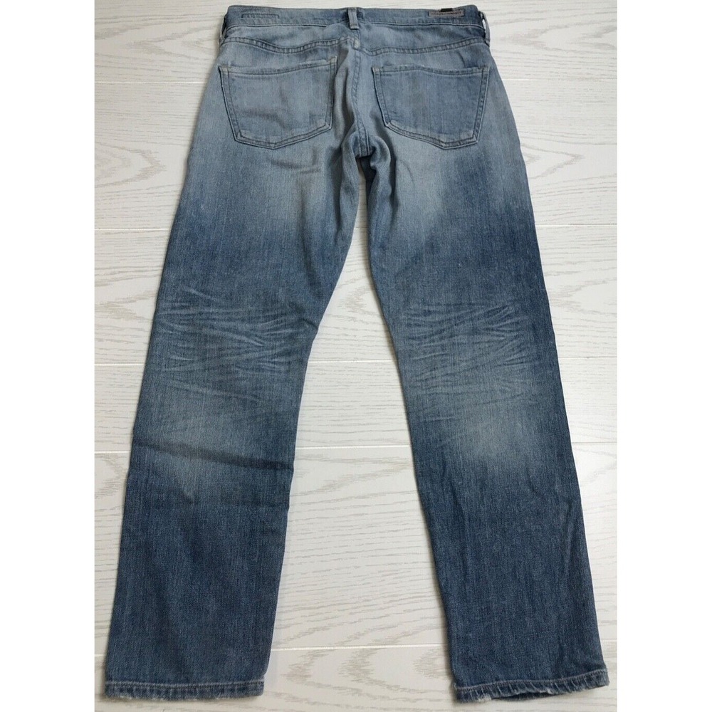 Citizens of Humanity Jeans Womens 27 Blue Whiskered Emerson Boyfriend Stretch - Picture 2 of 13